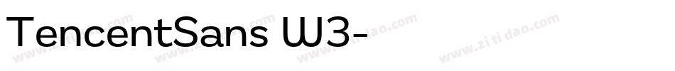 TencentSans W3字体转换